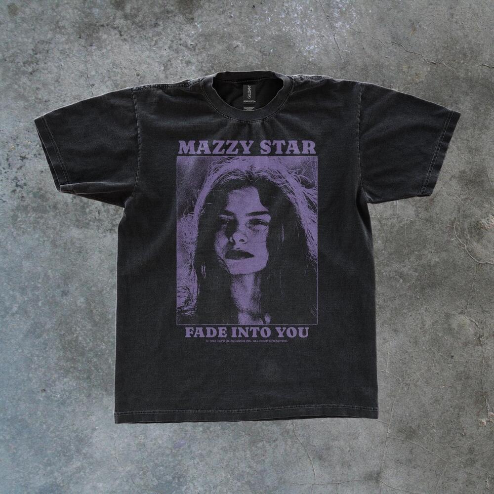 Mazzzy Star Fade Into You Black Cotton T Shirt
